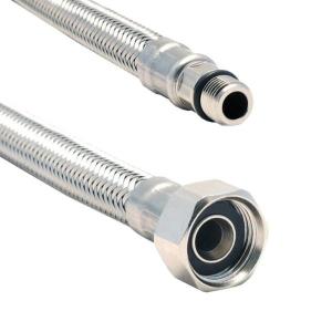 080 см. Подводка для смесителя Tucai 1/2 корот.штуц. арт. 203497, страна ввоза - Литва