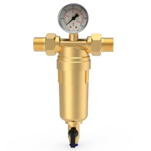 Фильтр тонкой очистки с манометром 1/2-3/4