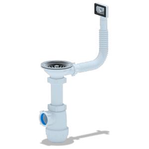 4607057968824, Сифон Ани Грот 3 1/2"*40 с переливом мойки,А0145S