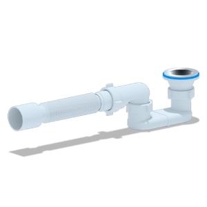 4607057964383, Сифон Ани для душевого поддона плоский. 1 1/2" с г/т 40х50