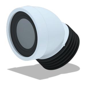 Труба фановая 110*45 короткая, стр. пр. Россия. Артикул W4228