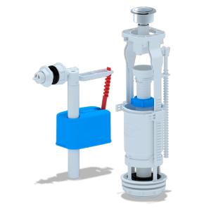 Набор с бок. подв. 1/2 пласт. эконом кнопка метал. (20) WC6050M