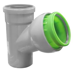 Тройник регулируемый 53-81 град. 110-110 вн. канализ. (15) VALFEX